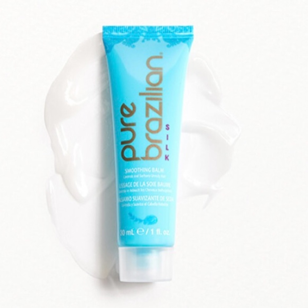 New PURE BRAZILIAN Smoothing Balm Frizz Control Smoothing 30 ml, Deluxe Sample